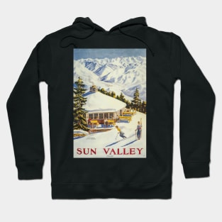 Sun Valley, Ski Poster Hoodie